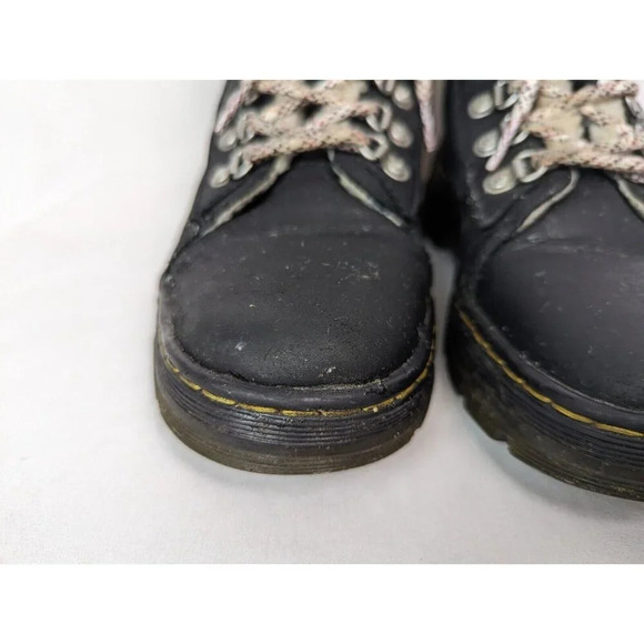 Dr. Martens Combs Wyoming Shearling Lined Lace Up Ankle Boots Docs Combat US 7 L - Picture 8 of 16